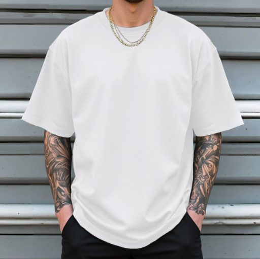 Pure Cotton Round Neck T-Shirt
